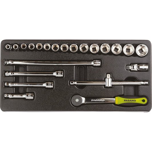 Modulo Chiavi A Bussola Esagonali E Accessori - 3/8, FG 102/19