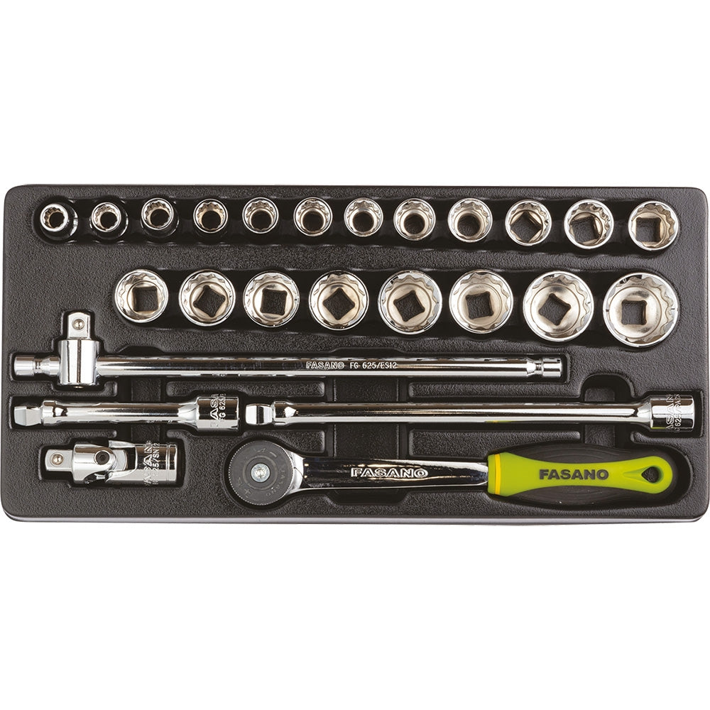 Modulo Chiavi A Bussola Poligonali E Accessori - 1/2, FG 102/21C