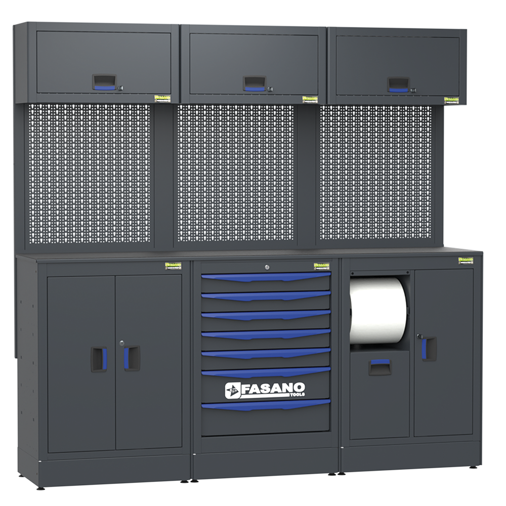 Configurazione Fg 117 Da 2.065 Mm Con Cassettiera A 7 Cassetti, FG 117/CO6V
