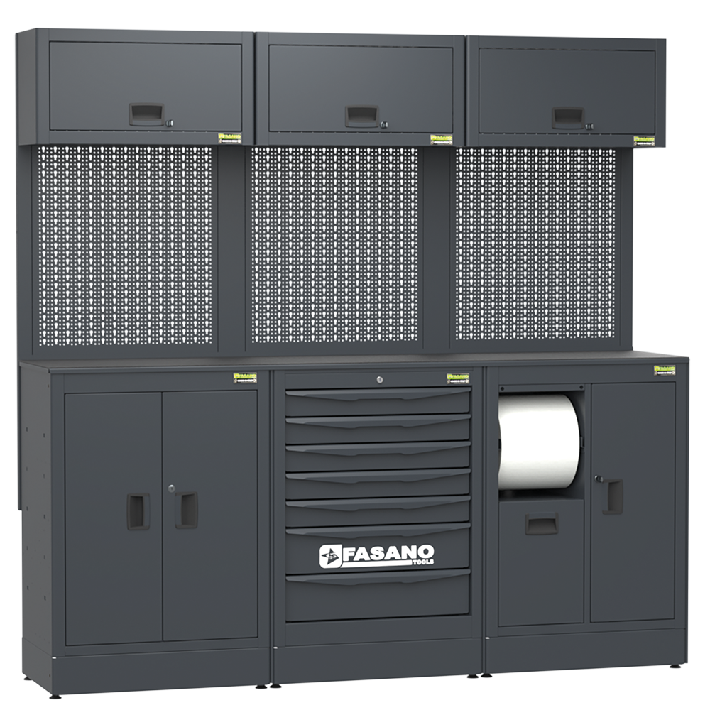 Configurazione Fg 117 Da 2.065 Mm Con Cassettiera A 7 Cassetti, FG 117/CO6V