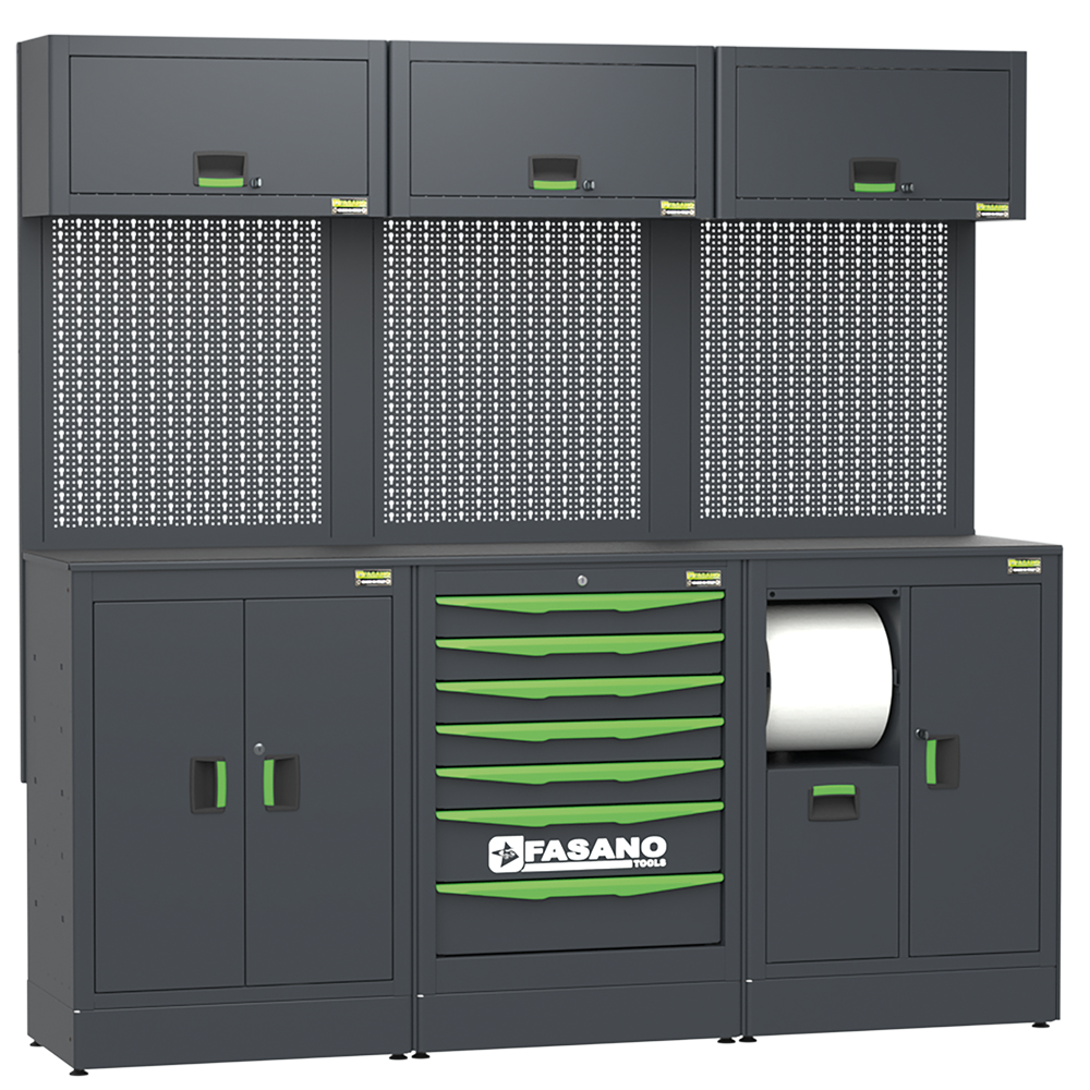 Configurazione Fg 117 Da 2.065 Mm Con Cassettiera A 7 Cassetti, FG 117/CO6V