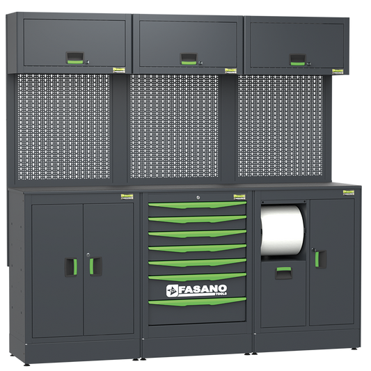 Configurazione Fg 117 Da 2.065 Mm Con Cassettiera A 7 Cassetti, FG 117/CO6V