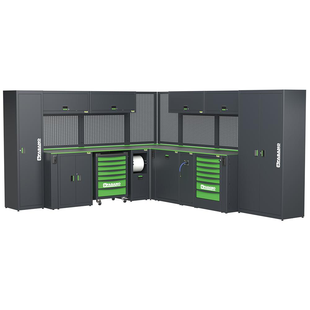 Configurazione Di Arredamento Tecnico Ad Angolo, FG 118/CO22V
