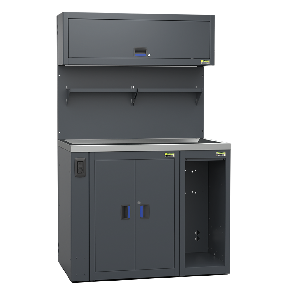Struttura Vuota Per Configurazione Da 1200Mm Dotata Vasca Recupero Fluidi E Pensile, FG 118V/122C