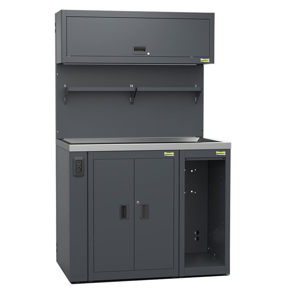 Struttura Vuota Per Configurazione Da 1200Mm Dotata Vasca Recupero Fluidi E Pensile, FG 118V/122C
