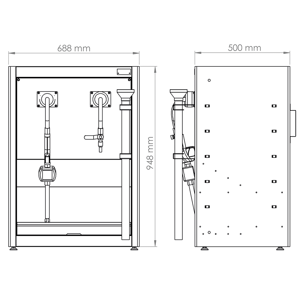Modulo Distribuzione E Recupero Olio, FG 118M/69G