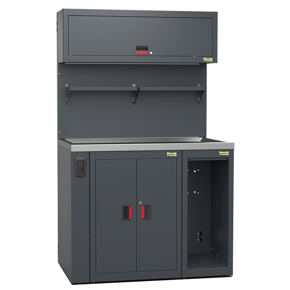 Struttura Vuota Per Configurazione Da 1200Mm Dotata Vasca Recupero Fluidi E Pensile, FG 118V/122C