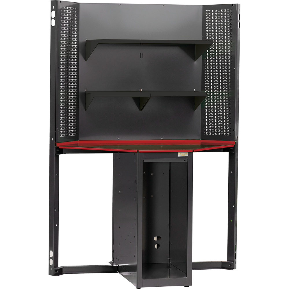 Struttura Vuota Per Configurazione Ad Angolo Dotata Di 3 Mensole Porta Oggetti, FG 118V/138AN