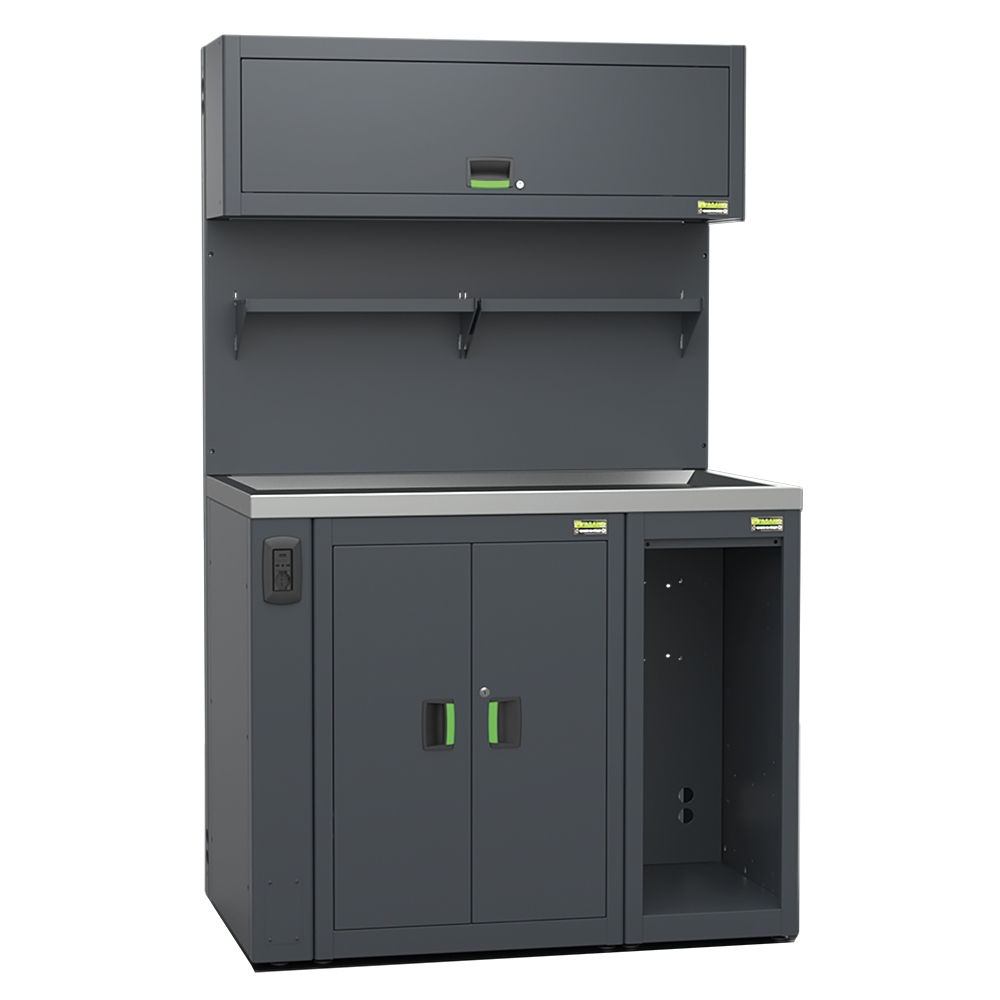 Struttura Vuota Per Configurazione Da 1200Mm Dotata Vasca Recupero Fluidi E Pensile, FG 118V/122C