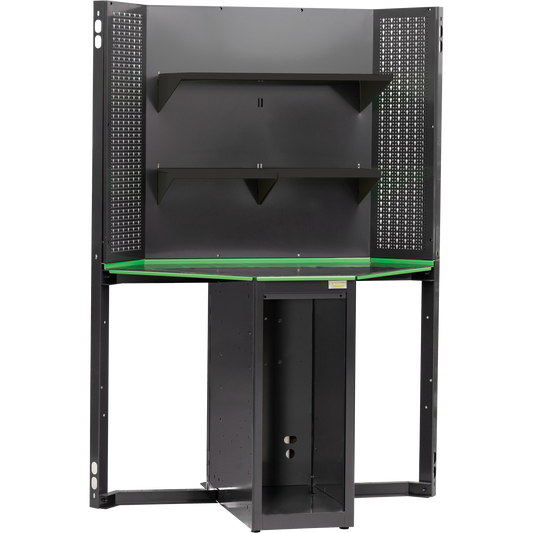 Struttura Vuota Per Configurazione Ad Angolo Dotata Di 3 Mensole Porta Oggetti, FG 118V/138AN