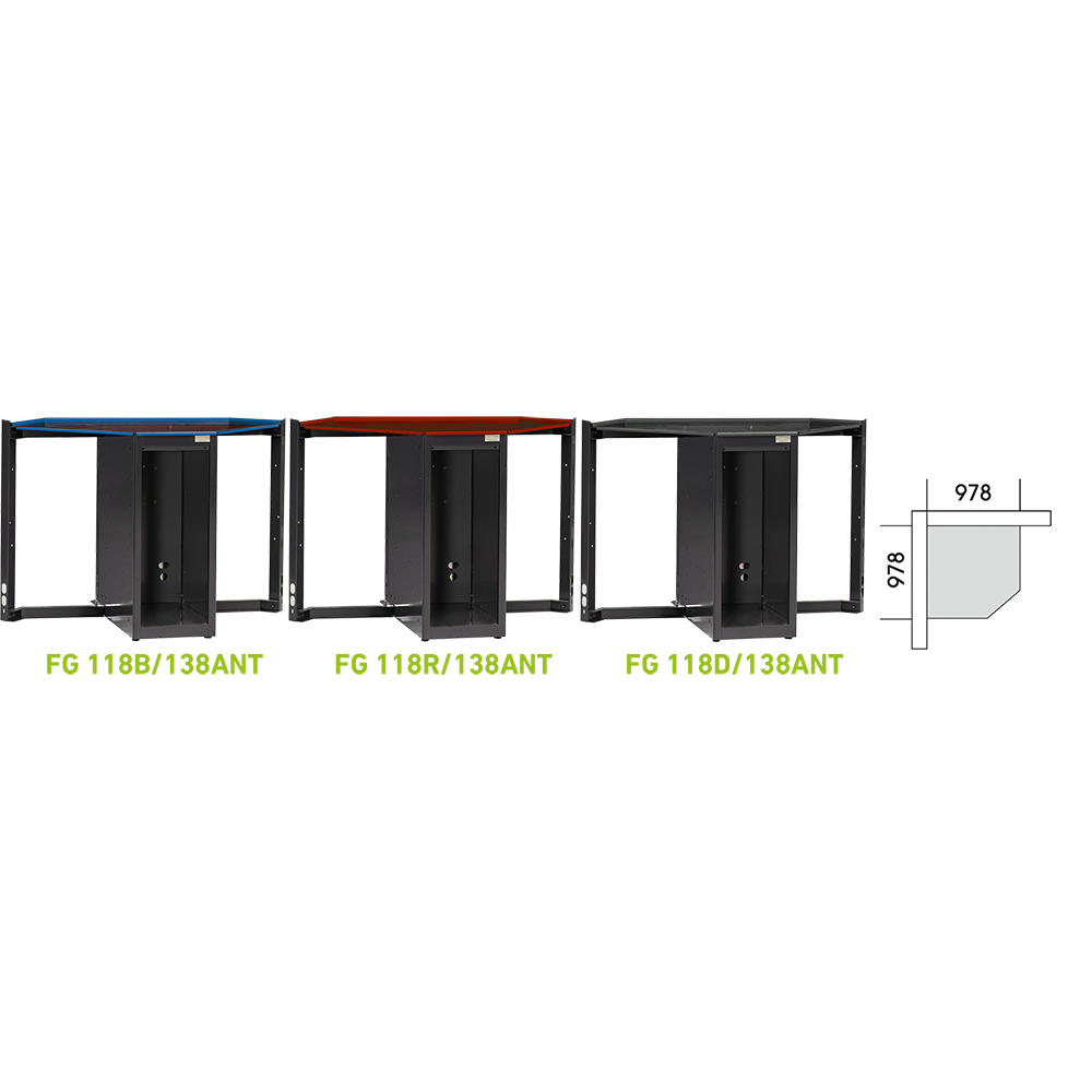 Struttura Vuota Per Configurazione Ad Angolo, FG 118V/138ANT