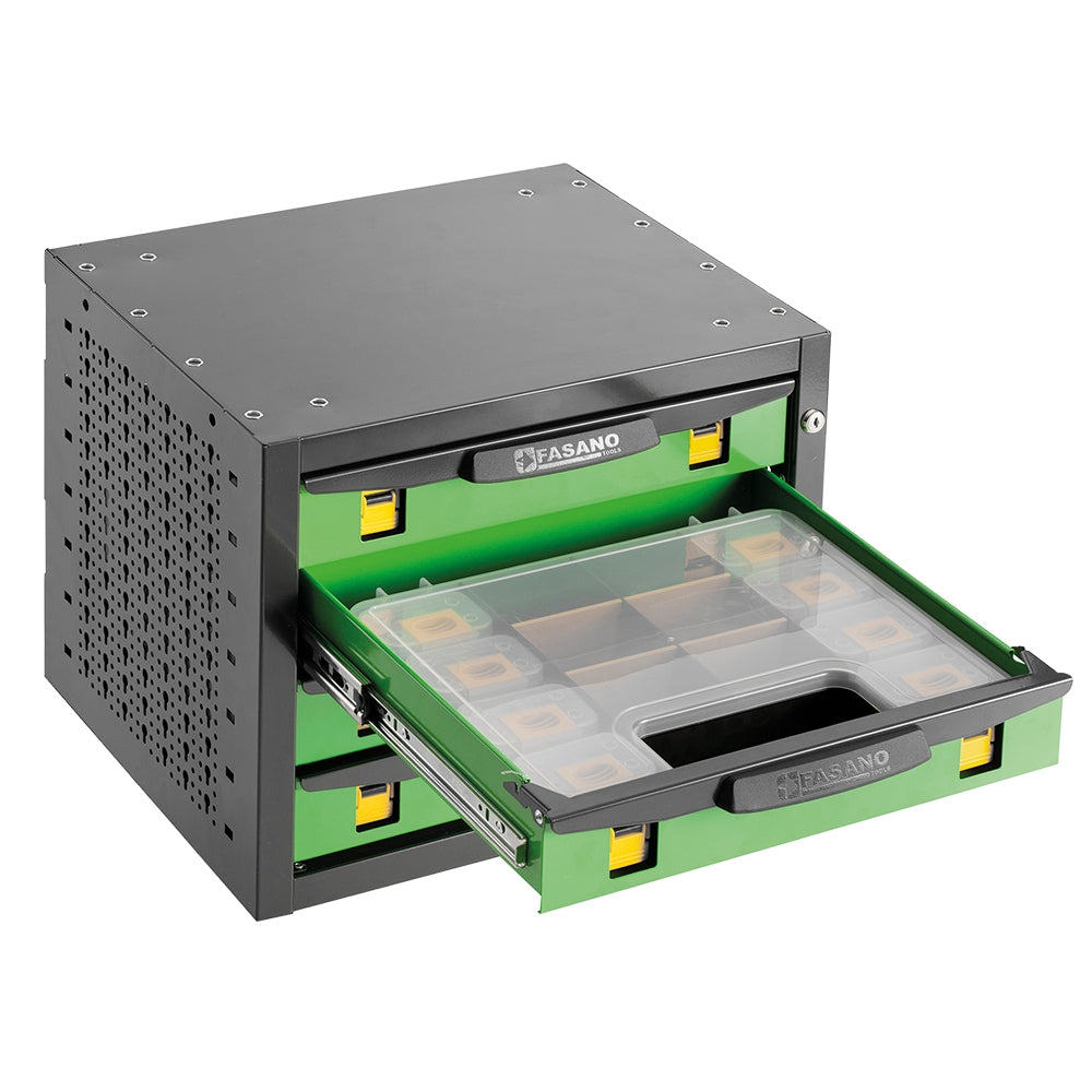 Cassettiera A 4 Cassetti Con Valigette Porta Minuterie., FG 119V/C49-V1