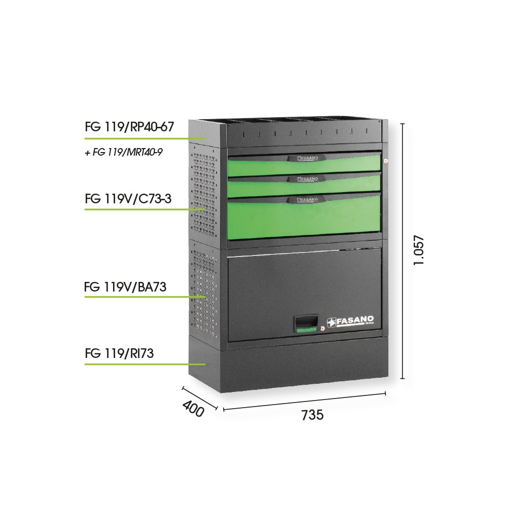 Configurazione Arredo Tecnico Per Furgoni, FG 119V/CO5