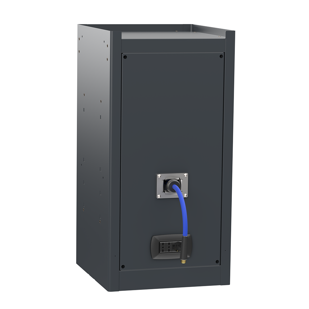Modulo Distribuzione Aria Compressa + 3 Prese Corrente Elettrica (1 Shuko 16A + 2 Bivalenti 16A) Per Fg 120 Maxi Station
