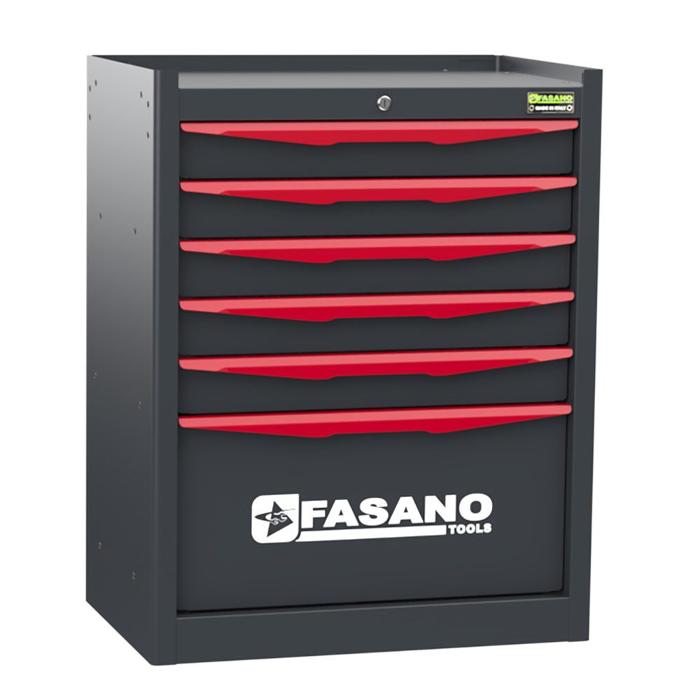 Cassettiera Centrale A 6 Cassetti Per Fg 120 Maxi Station, FG 120V/6T