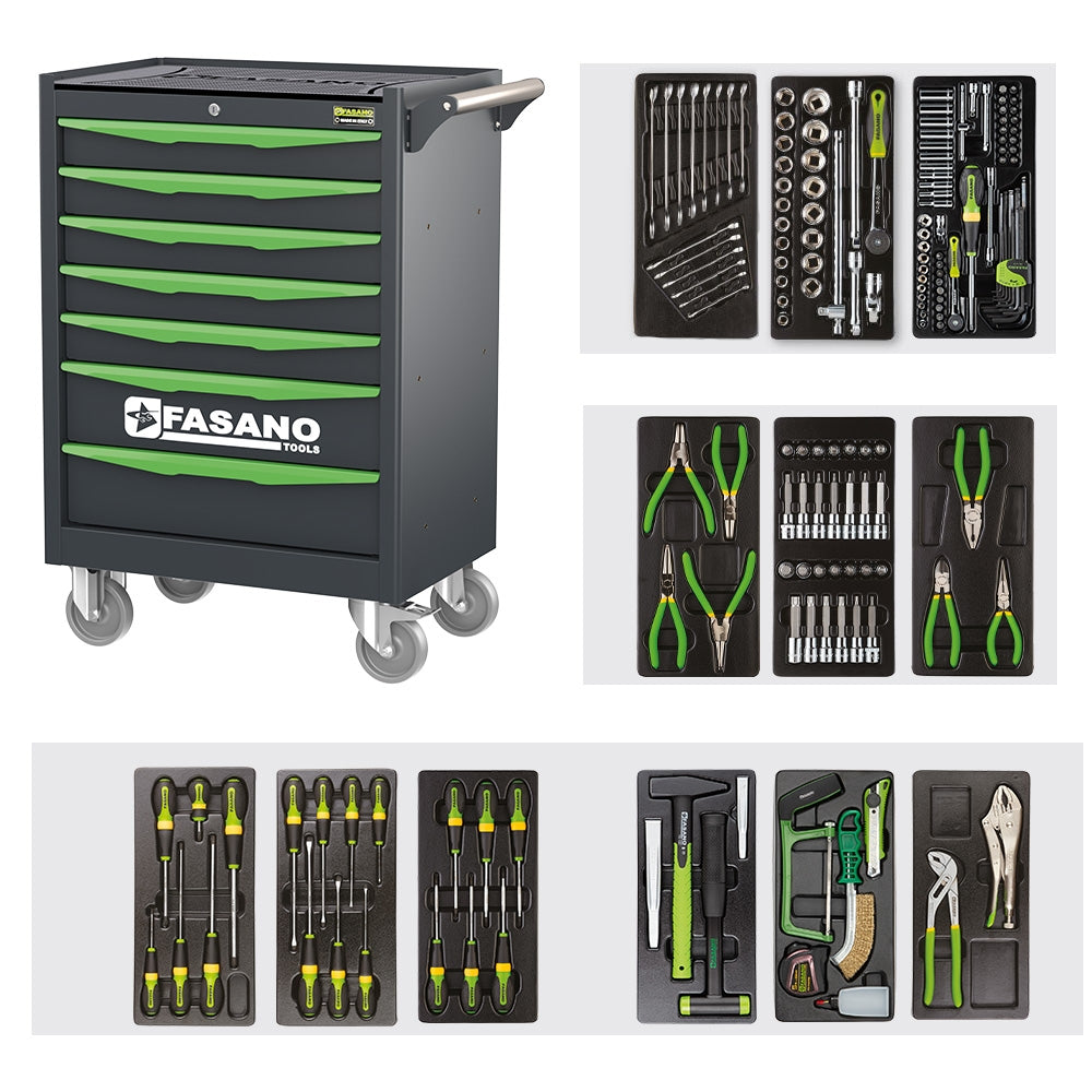 Carrello Porta Utensili A 7 Cassetti Mod. Fg 122