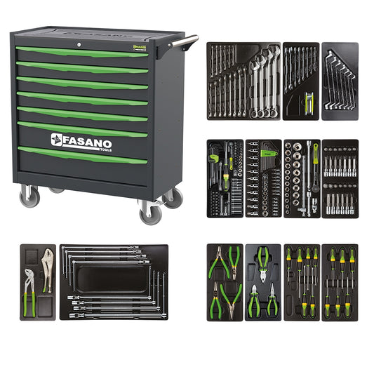 Carrello Porta Utensili A 7 Cassetti Mod. Fg 124