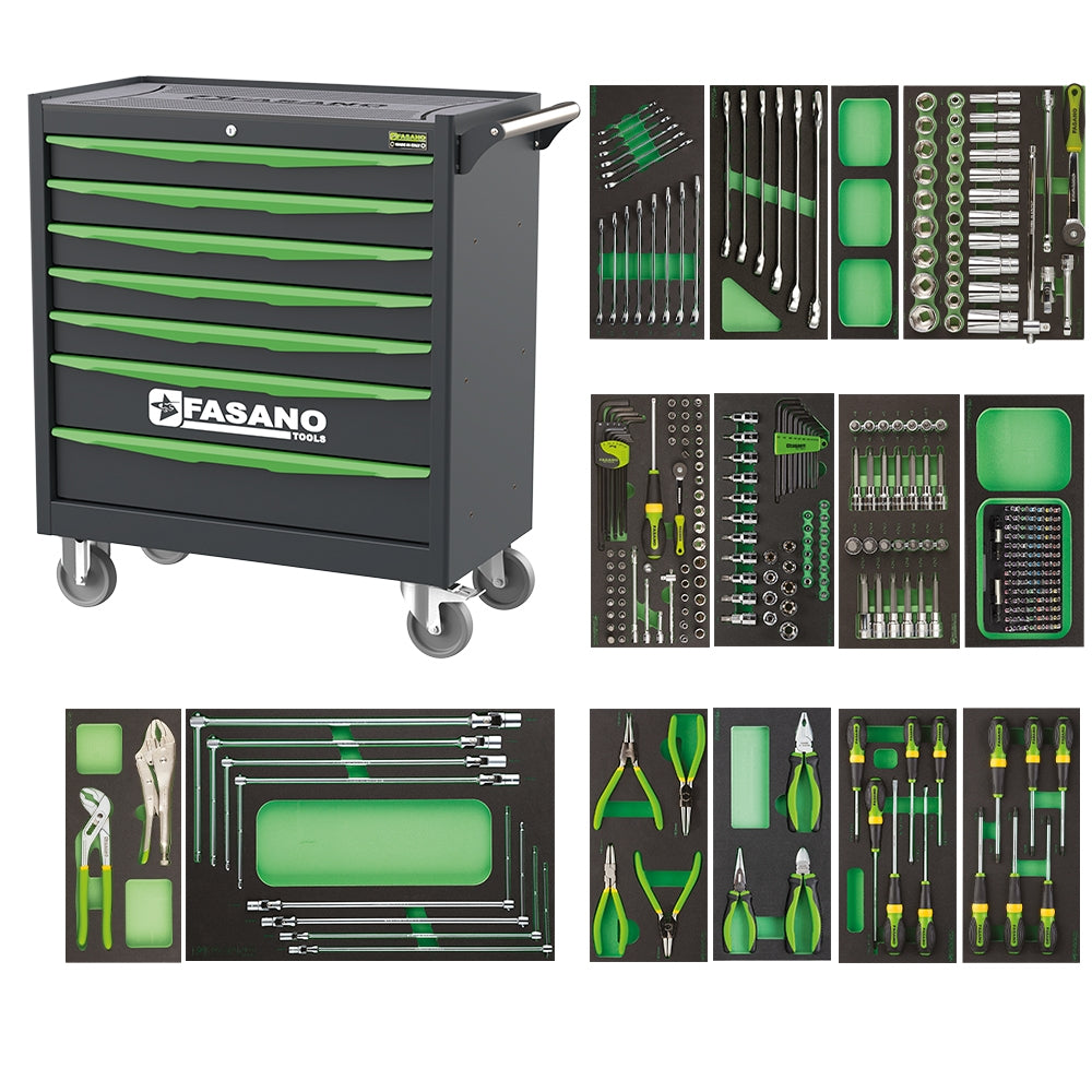 Carrello Porta Utensili Fg 124 A 7 Cassetti