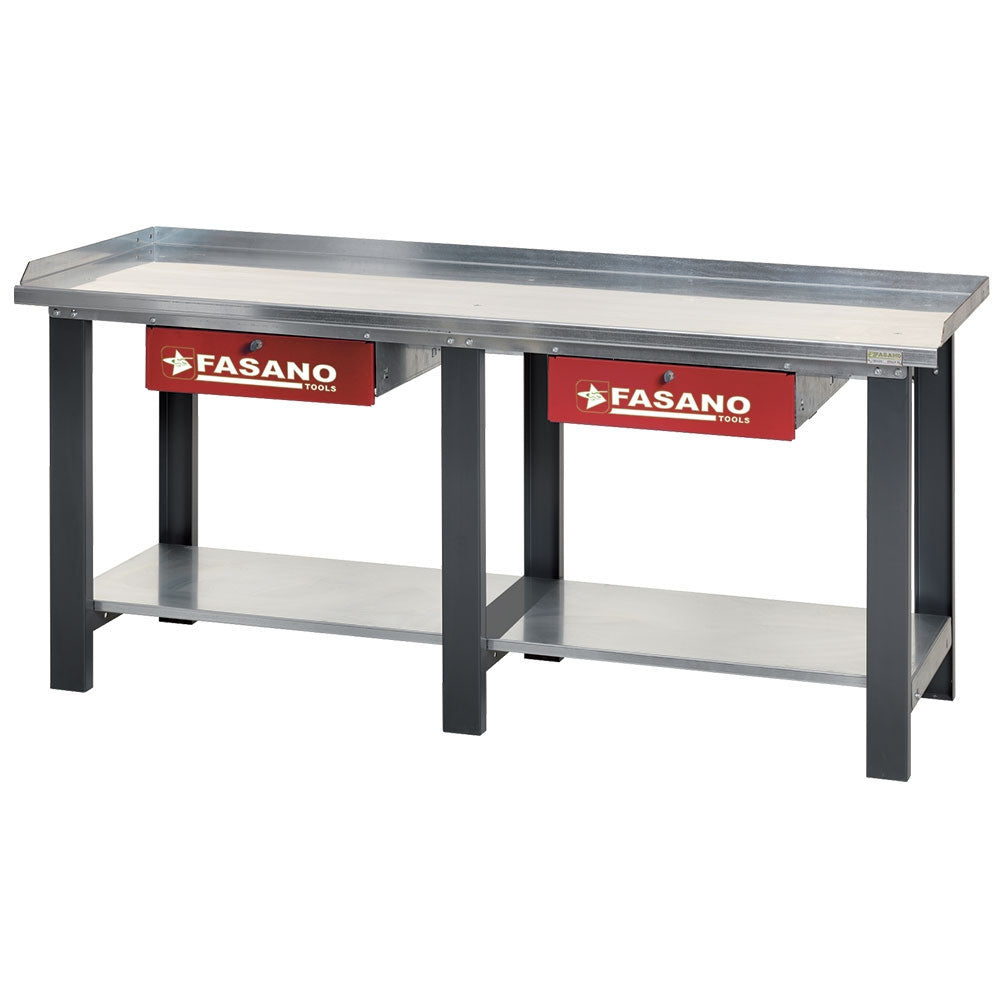 Banco Da Lavoro 2.0Mt Fasano Tools Con Cassetti, FG 128/D2