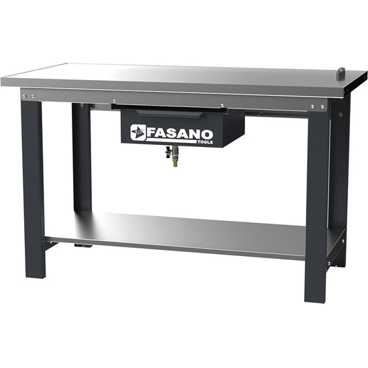 Banco Da Lavoro Con Ripiano E Cassetto Per Recupero Fluidi, FG 136/D1.5