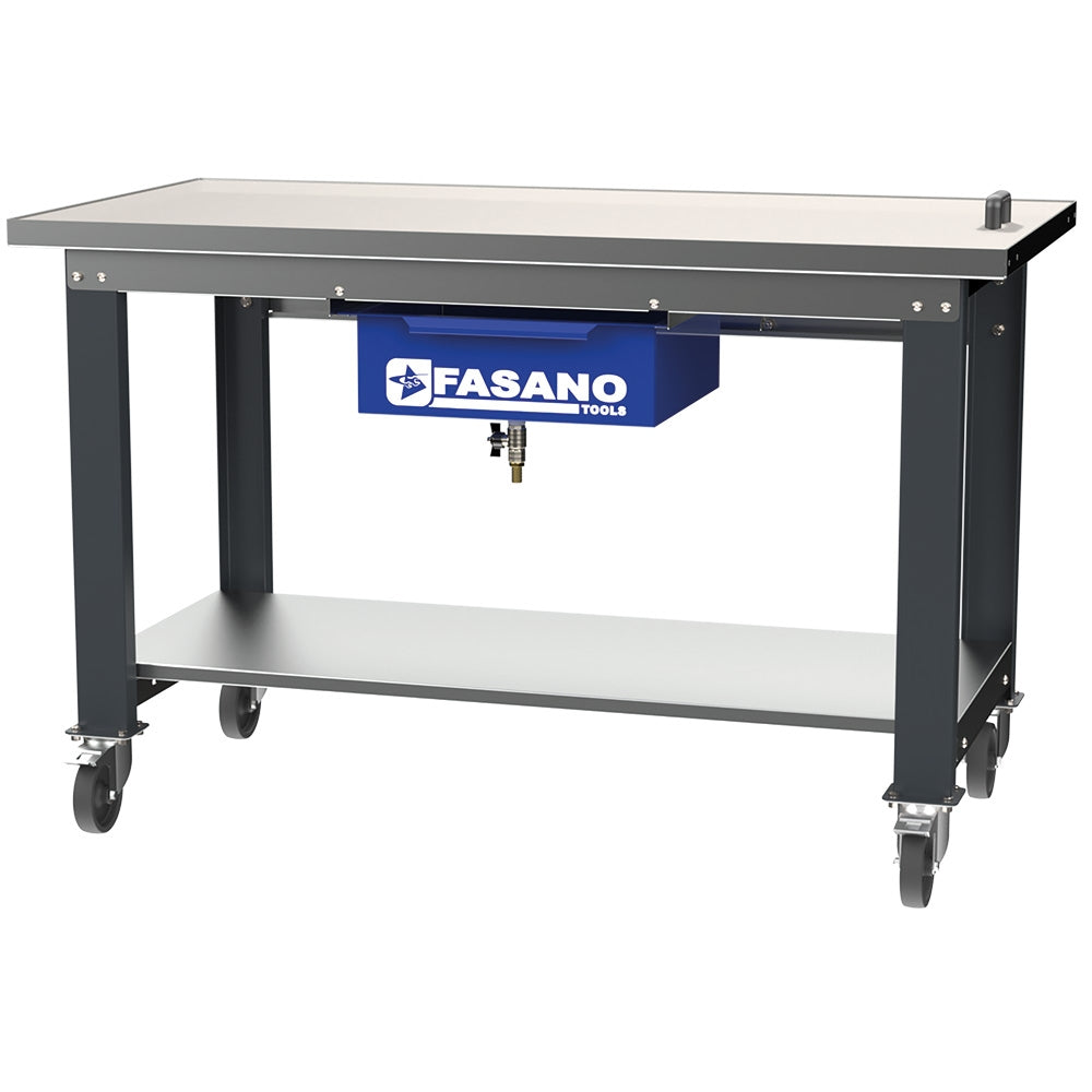 Banco Da Lavoro Con Ripiano E Cassetto Per Recupero Fluidi, FG 137/D1.5