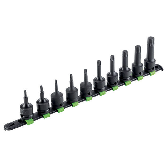 Set Inserti A Bussola Impact Con Impronta Torx - 1/2, FG 152/RTXS10