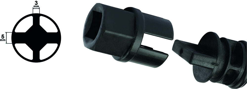 Chiave A Bussola Per Smontaggio Tappi Radiatore, FG 203/A
