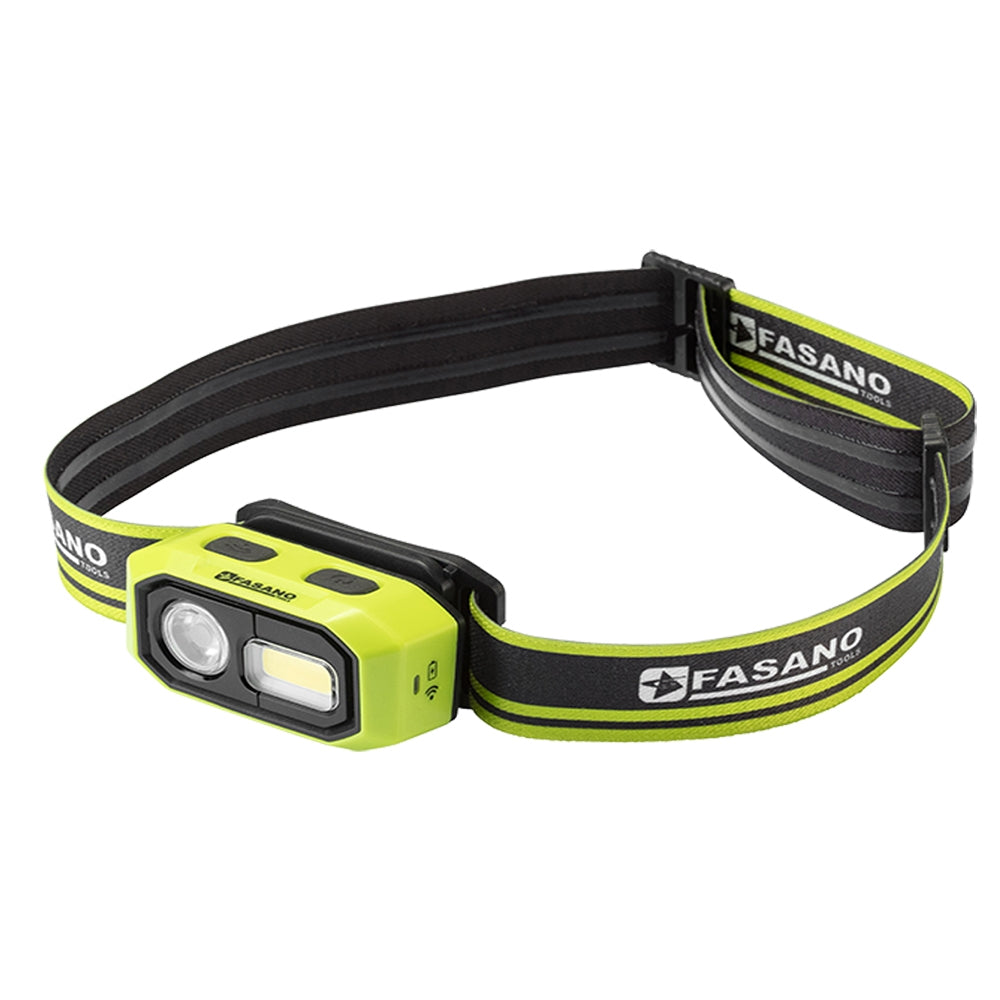 Lampada Da Testa A Doppio Led Con Sensore On/Off Contacless, FG 213/L480
