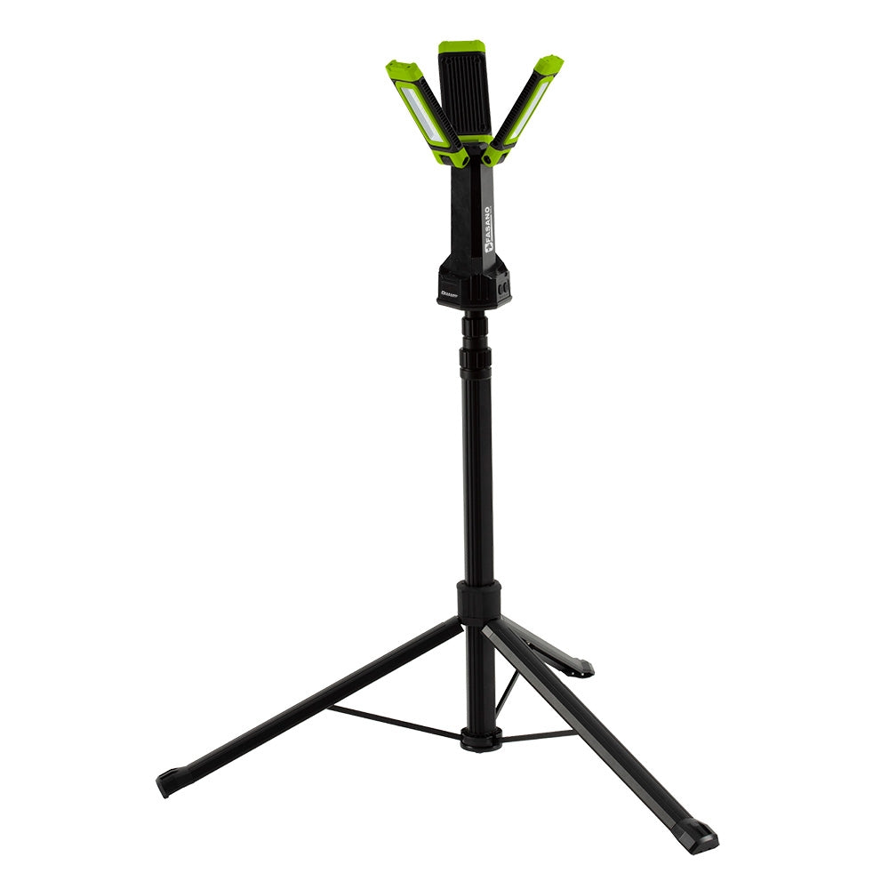 Lampada Ricaricabile A 3 Fari Led Dotata Di Treppiedi, FG 217/B