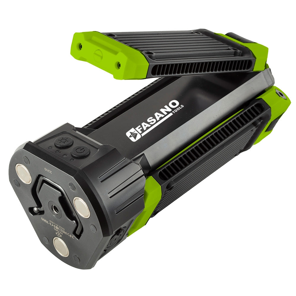 Lampada Ricaricabile A 3 Fari Led Dotata Di Treppiedi, FG 217/B