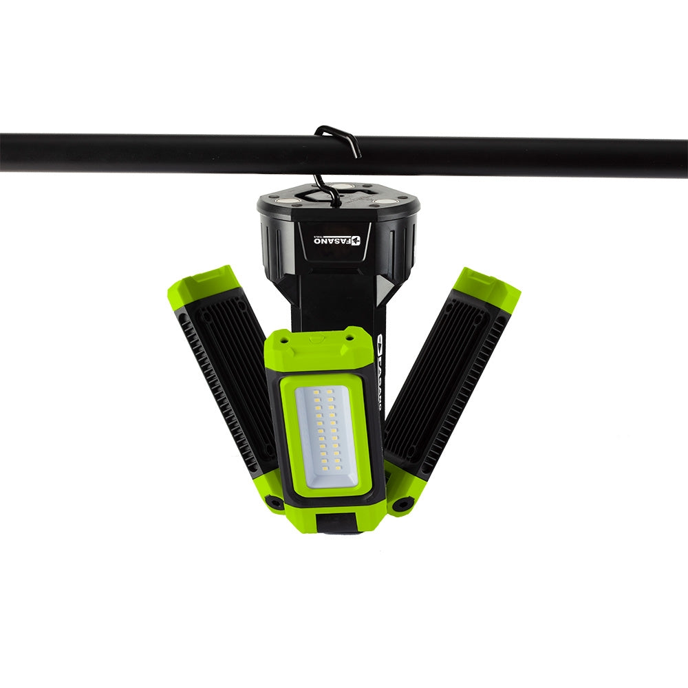 Lampada Ricaricabile A 3 Fari Led Dotata Di Treppiedi, FG 217/B