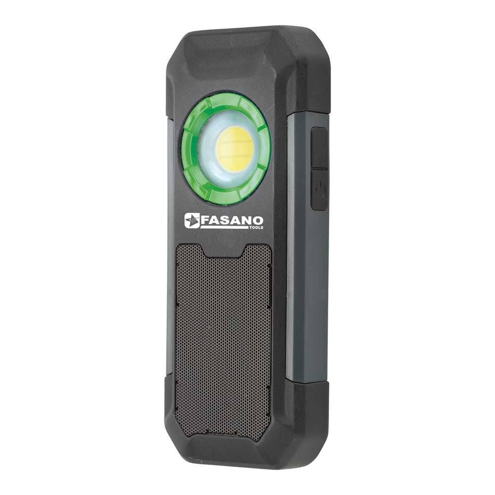 Lampada Ricaricabile A Led Con Casse Wireless, FG 222/A