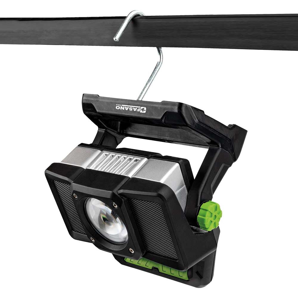 Faro Da Lavoro Ricaricabile A Led Con Casse Wireless, FG 222/B