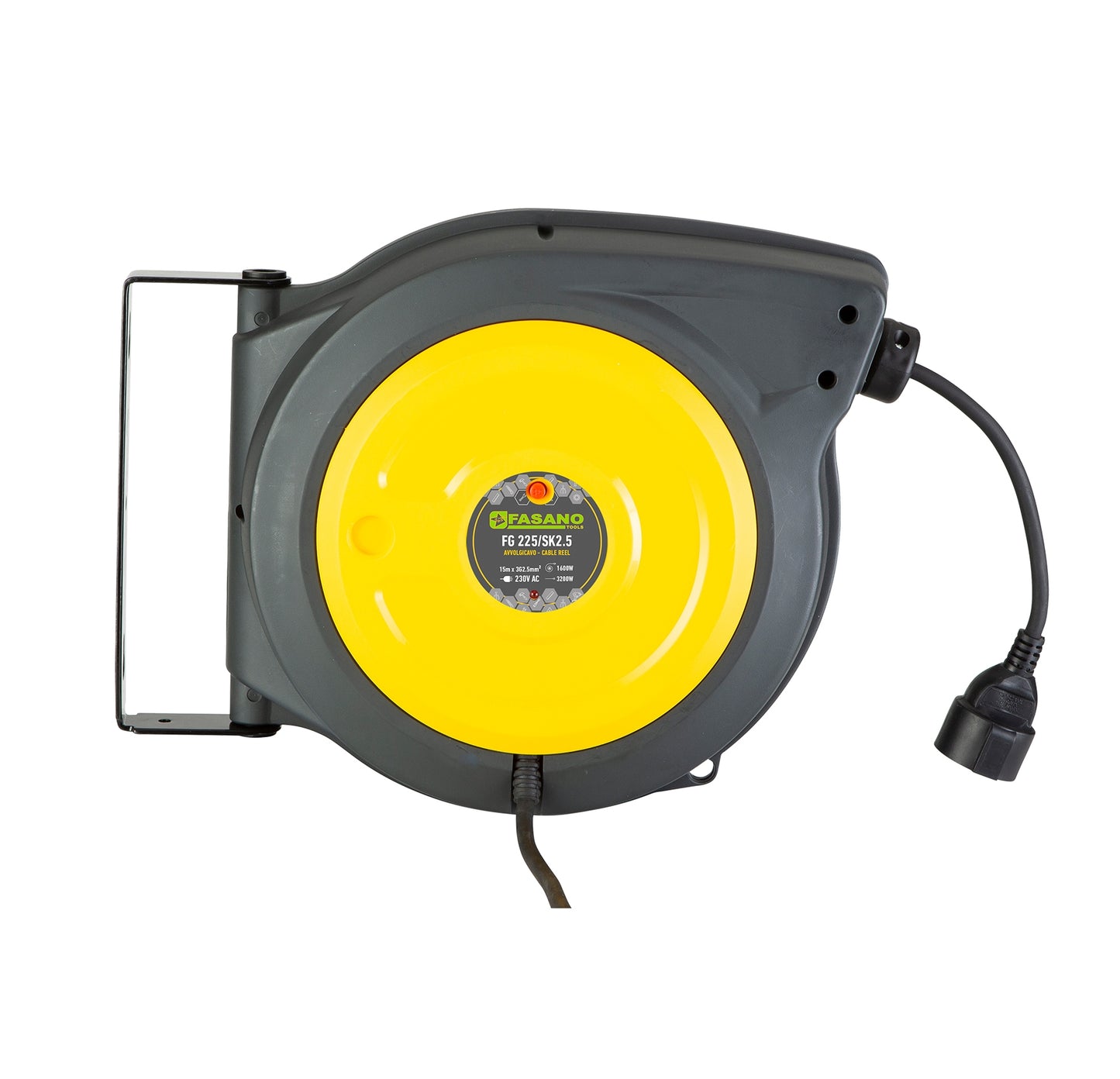 Avvolgitore Automatico 3Gx1.5Mm² Con Presa Schuko, FG 225/SK1.5