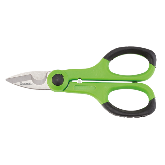Forbici Da Elettricista Con Crimpatore Per Terminali A Tubetto, RAGG FG 49/CF