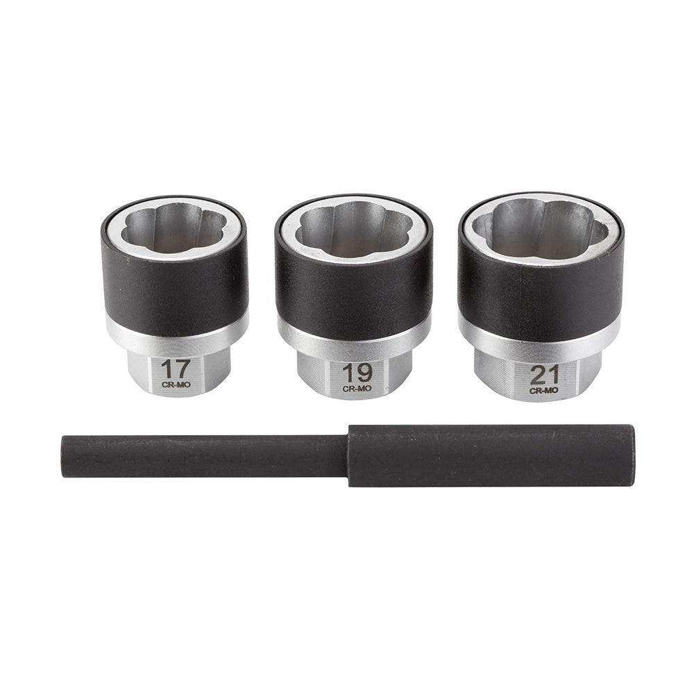 Set 3 Bussole Per Cerchi In Lega Leggera Con Adattatori Per Bulloni Danneggiati, FG 628/S7