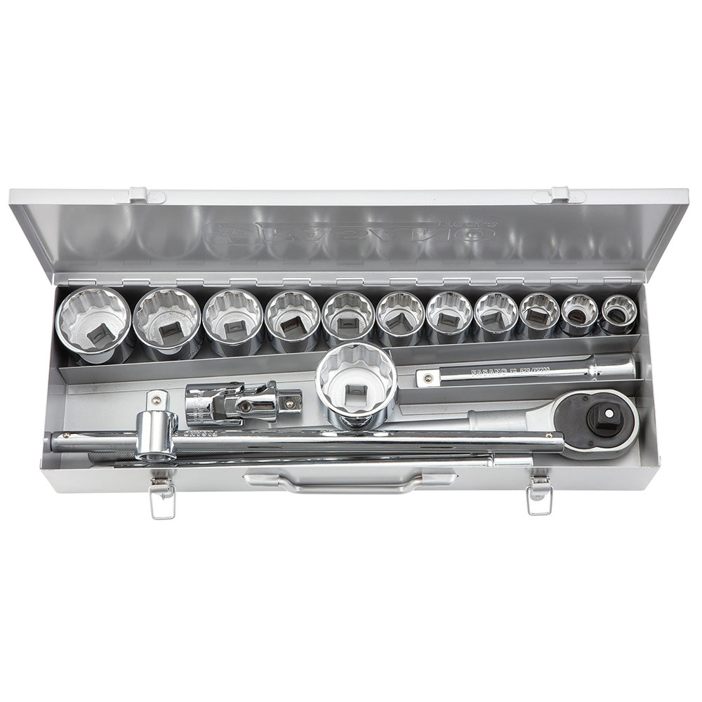 Set Chiavi A Bussola Poligonali E Accessori - 3/4, FG 629B/S17