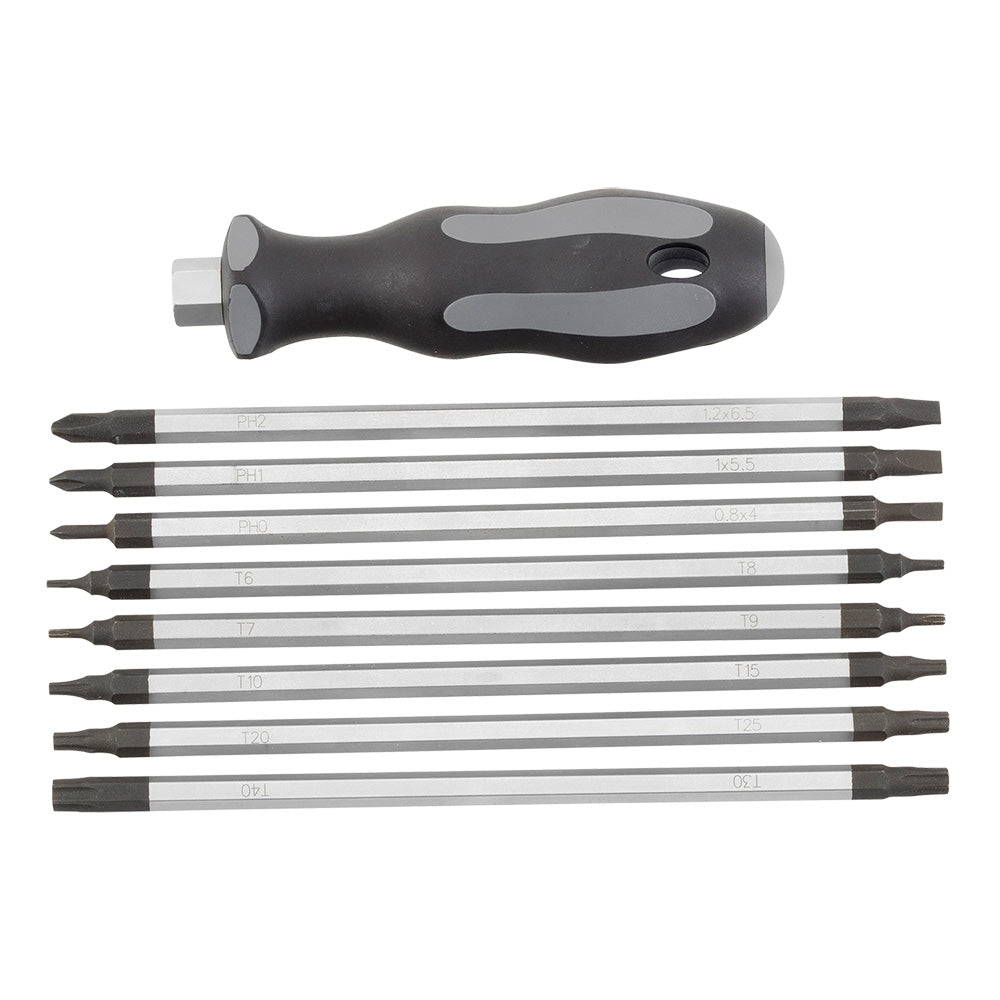 Set Di 8 Giraviti Bivalenti E 1 Impugnatura Di Manovra, RAGG FG 85/175-S9