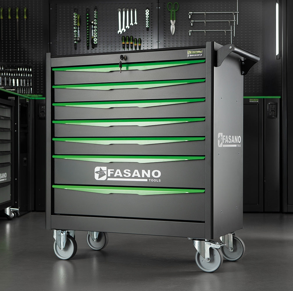 Carrello Porta Utensili A 7 Cassetti Mod. Fg 124, FG 124V/7G